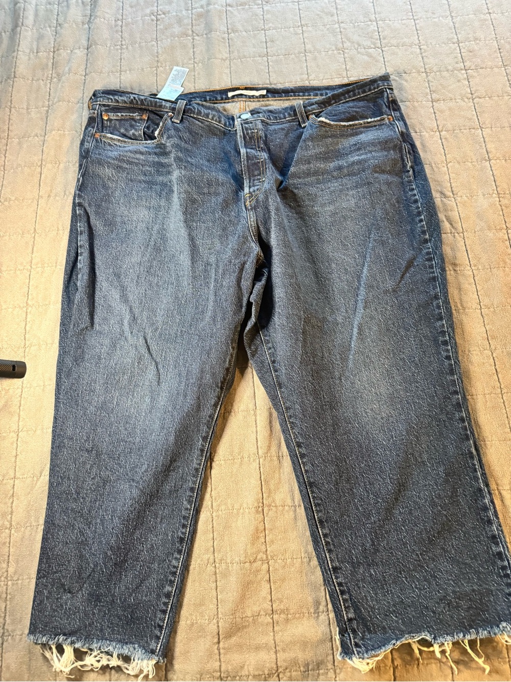 Levi's Women's Straight Leg Dark Blue Denim Jeans